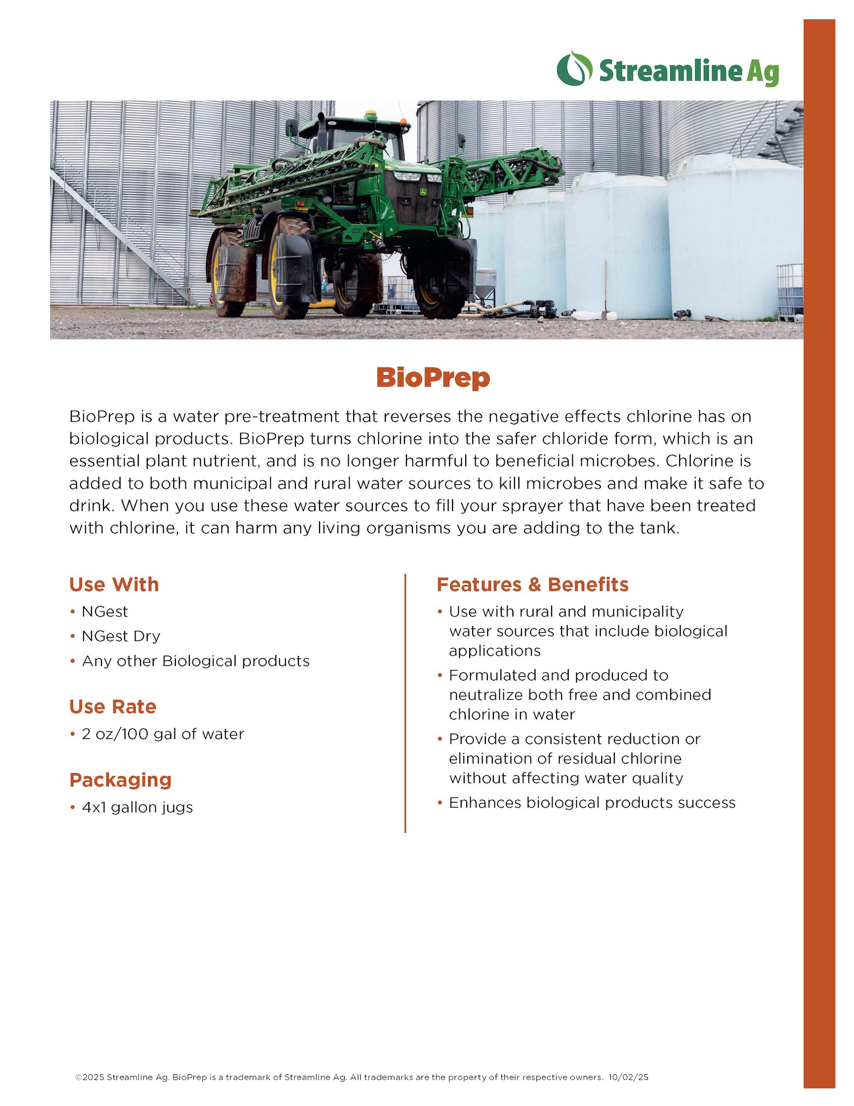 Tech Sheets — Streamline Ag